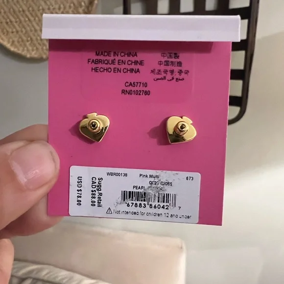 NWT Kate Spade Pearl Power Drop Earrings - Picture 3 of 7